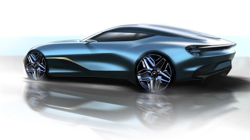 Illustration for article titled The Aston Martin DBS GT Zagato Rendering Looks Like a Sleek Fish